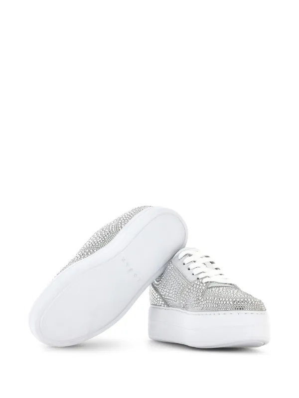 Hogan Skyscraper Sneakers | Silver | FARFETCH GR