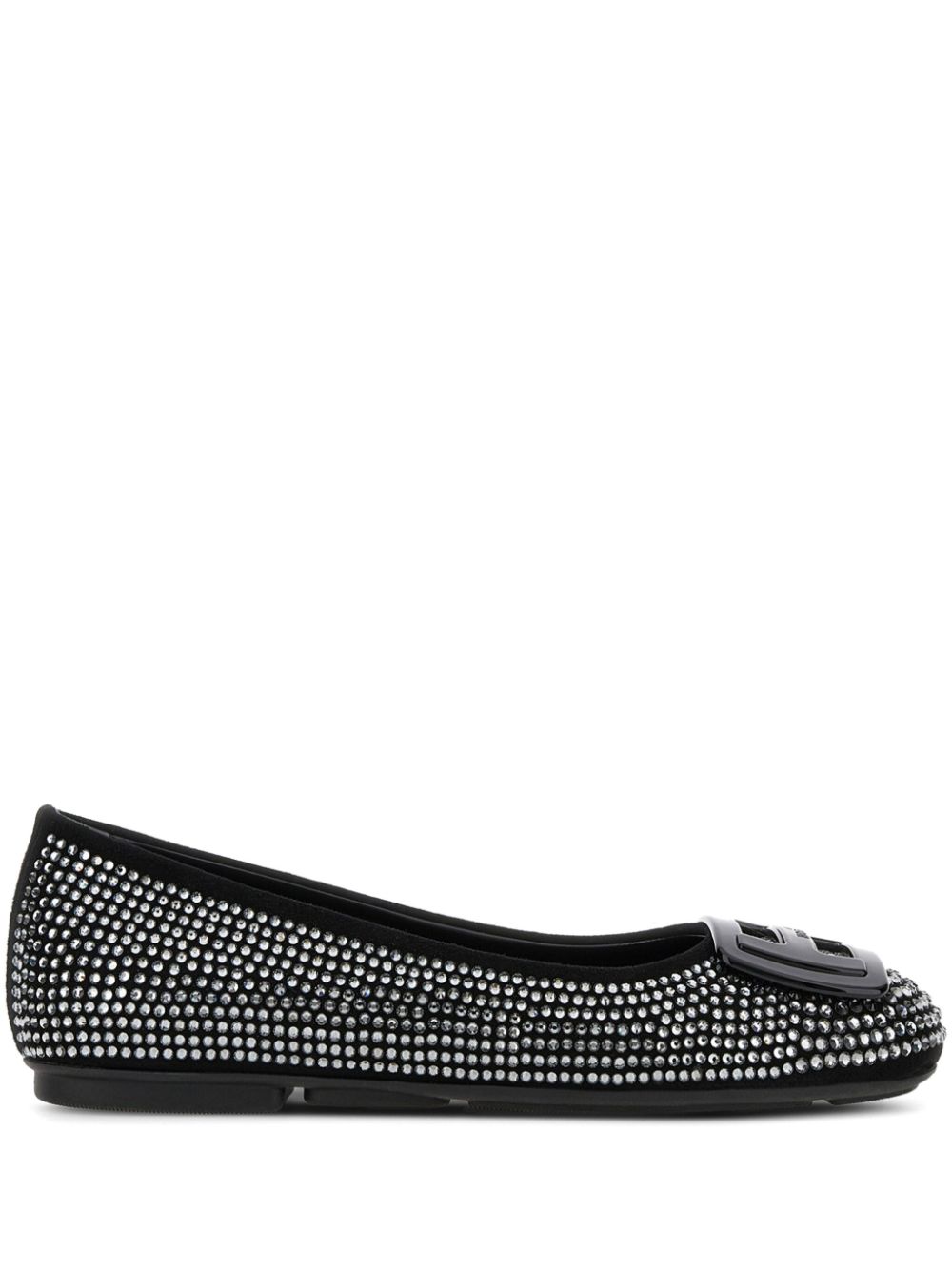 Hogan H661 ballet flats Zwart