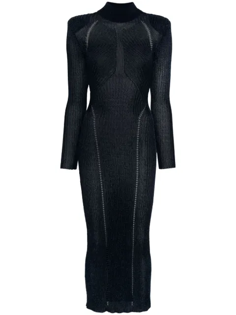 Self-Portrait lurex-knit maxi dress