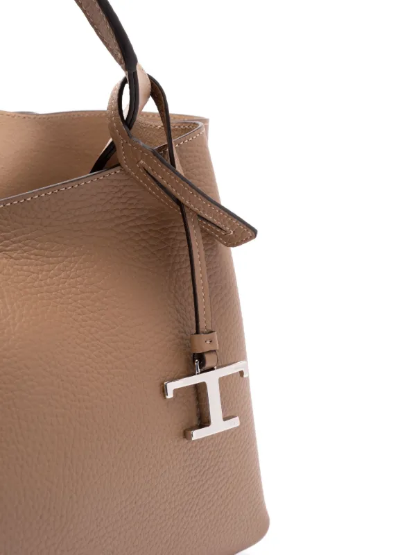 TOD'S ブラウンレザーバッグ2way Tod's レザー 2wayハンドバッグ | ブラウン | FARFETCH JP