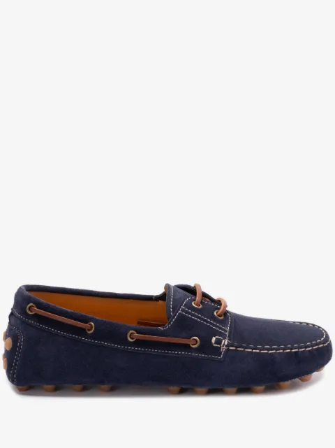 Tod's leather boat shoes