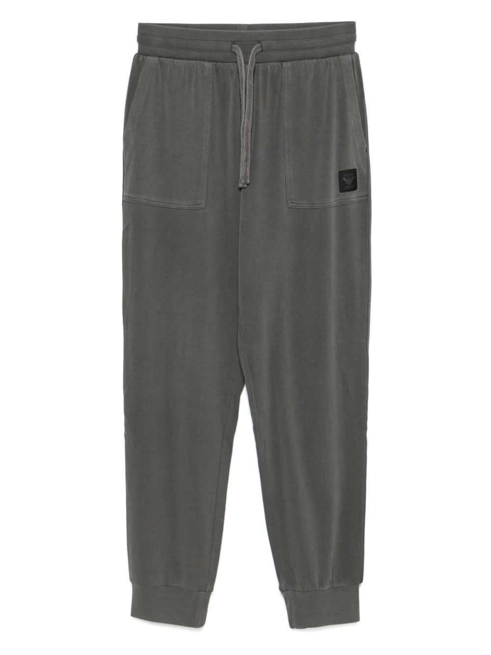 Emporio Armani Trainingsbroek met logopatch Grijs