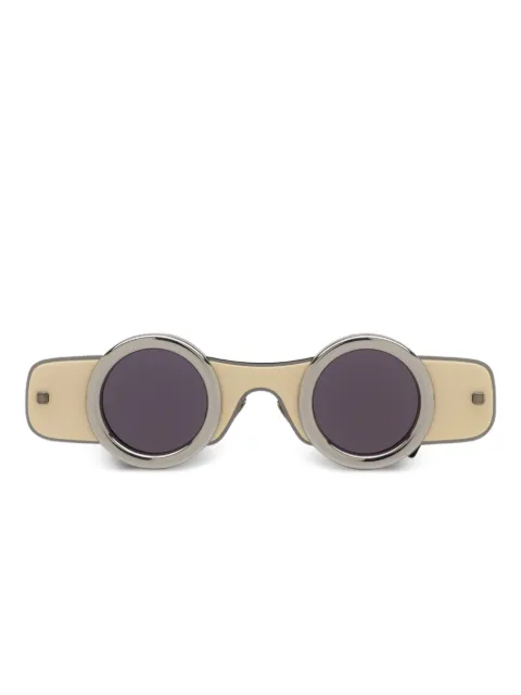 Kuboraum round-frame metallic sunglasses