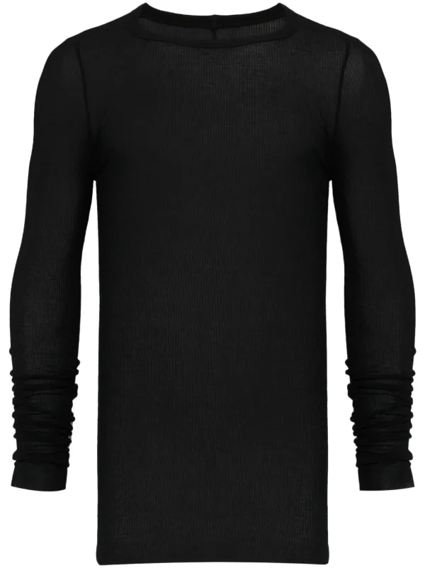Rick Owens リブ Tシャツ | ブラック | FARFETCH JP