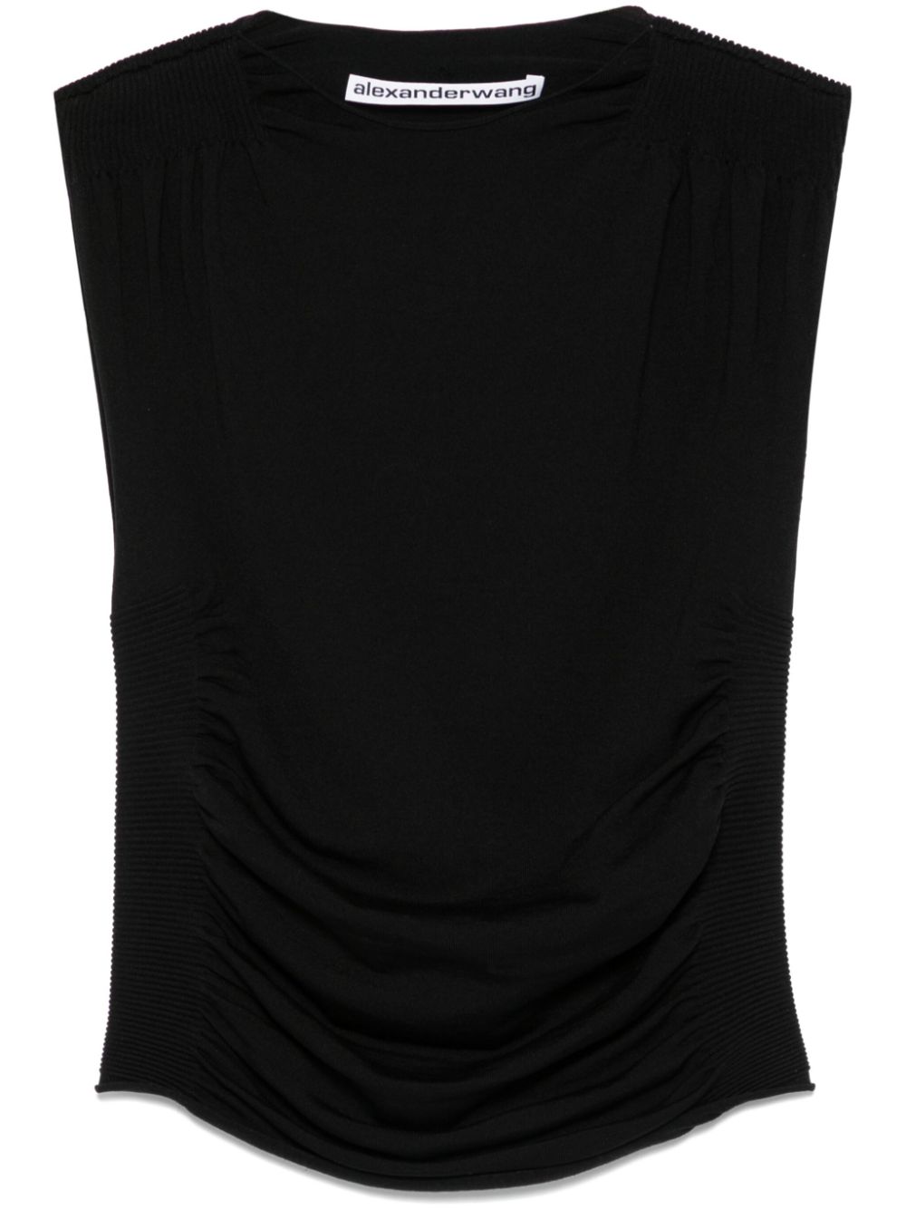 Alexander Wang Top met ruches Zwart