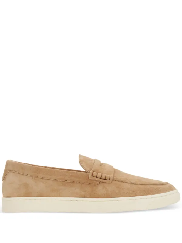 Brunello Cucinelli スエード ローファー | ブラウン | FARFETCH JP