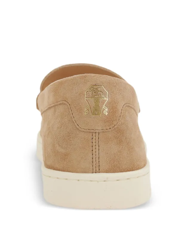 Brunello Cucinelli スエード ローファー | ブラウン | FARFETCH JP