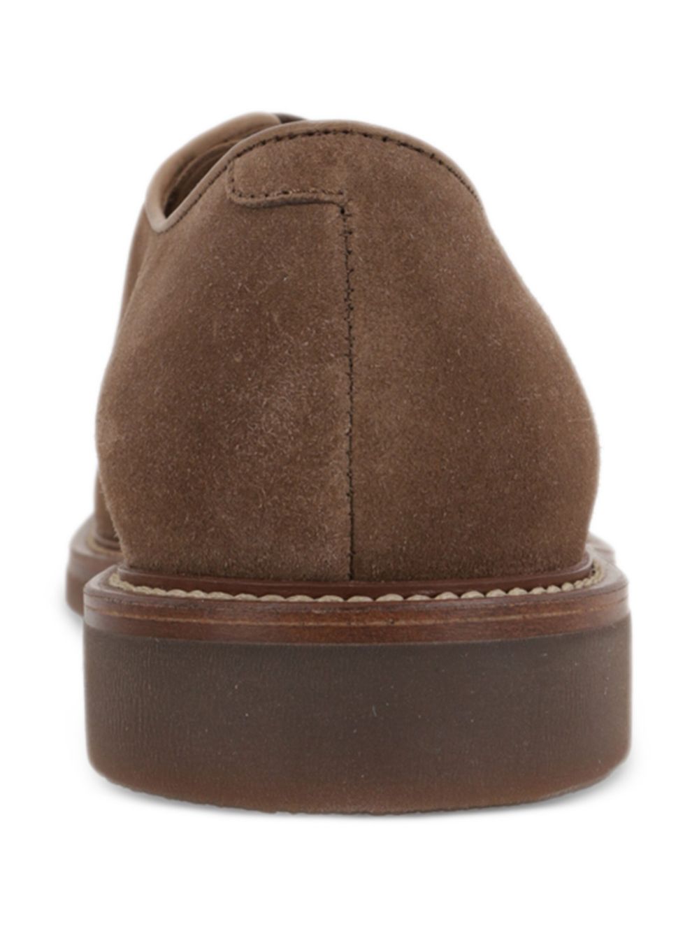 Brunello Cucinelli Suède derby schoenen Bruin