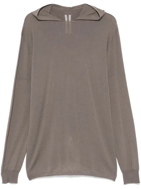 Rick Owens fine-knit hoodie