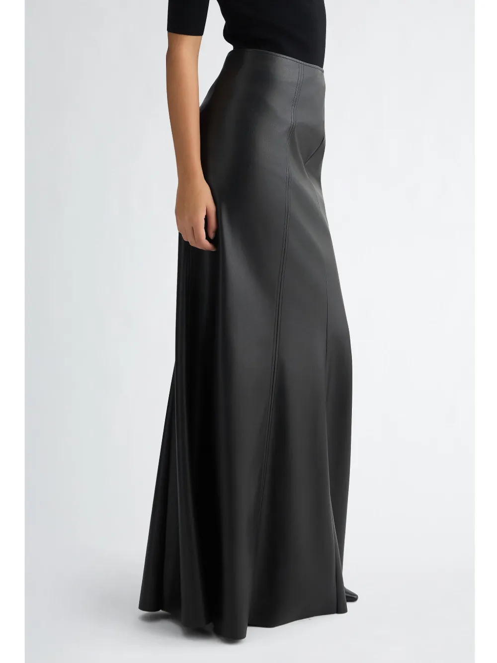 LIU JO Maxi-rok met naadafwerking Zwart