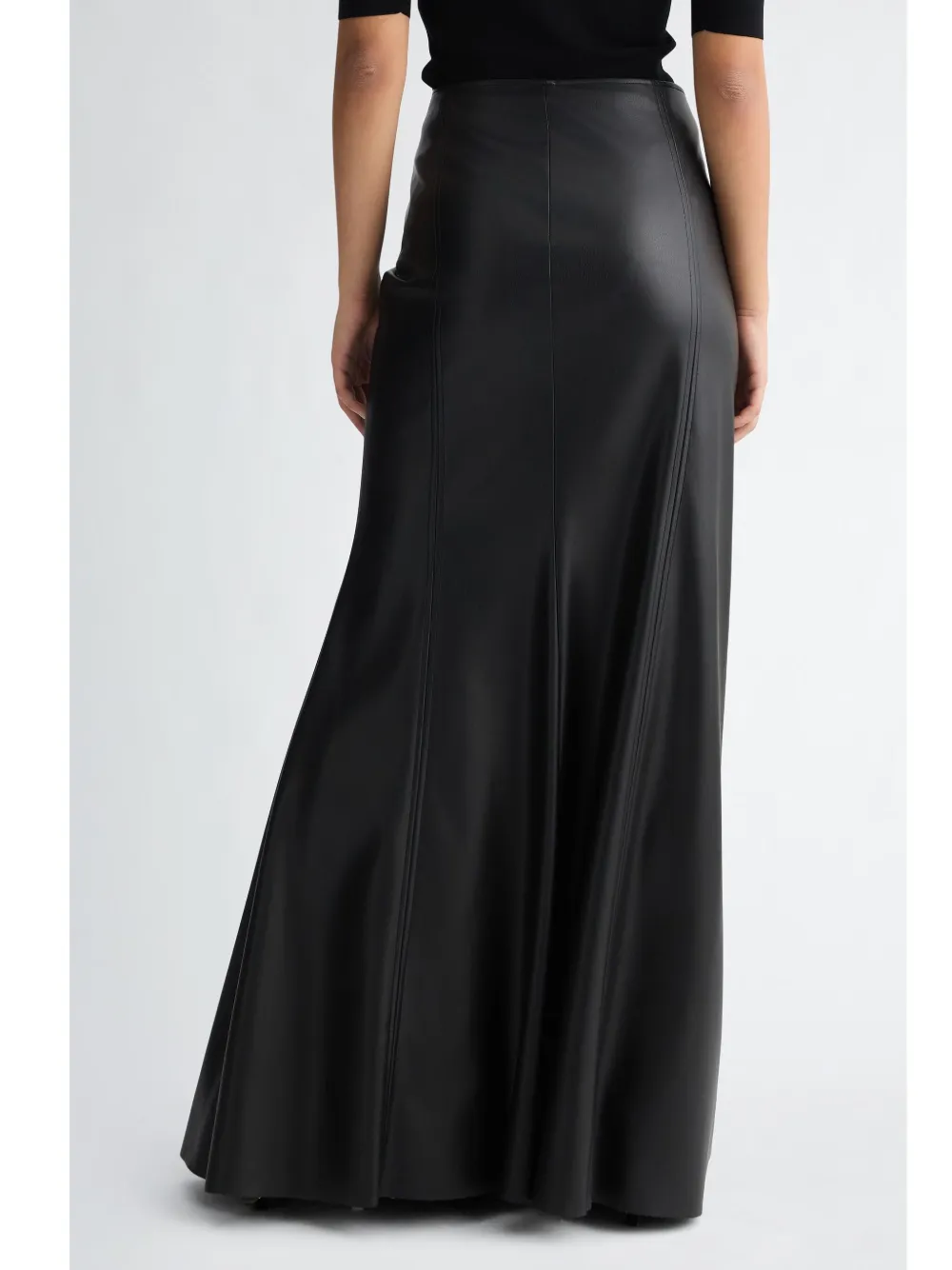 LIU JO Maxi-rok met naadafwerking Zwart