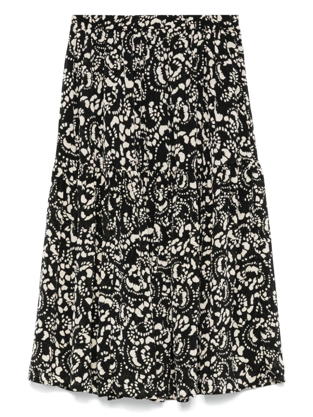 Ba&Sh Eola midi skirt - Zwart