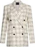 LIU JO checked blazer - White