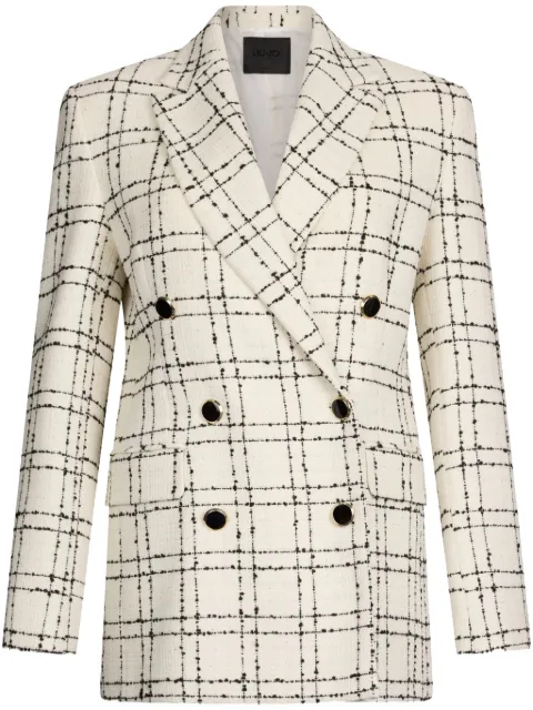 LIU JO checked blazer