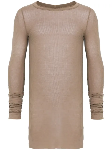 Rick Owens playera de canalé