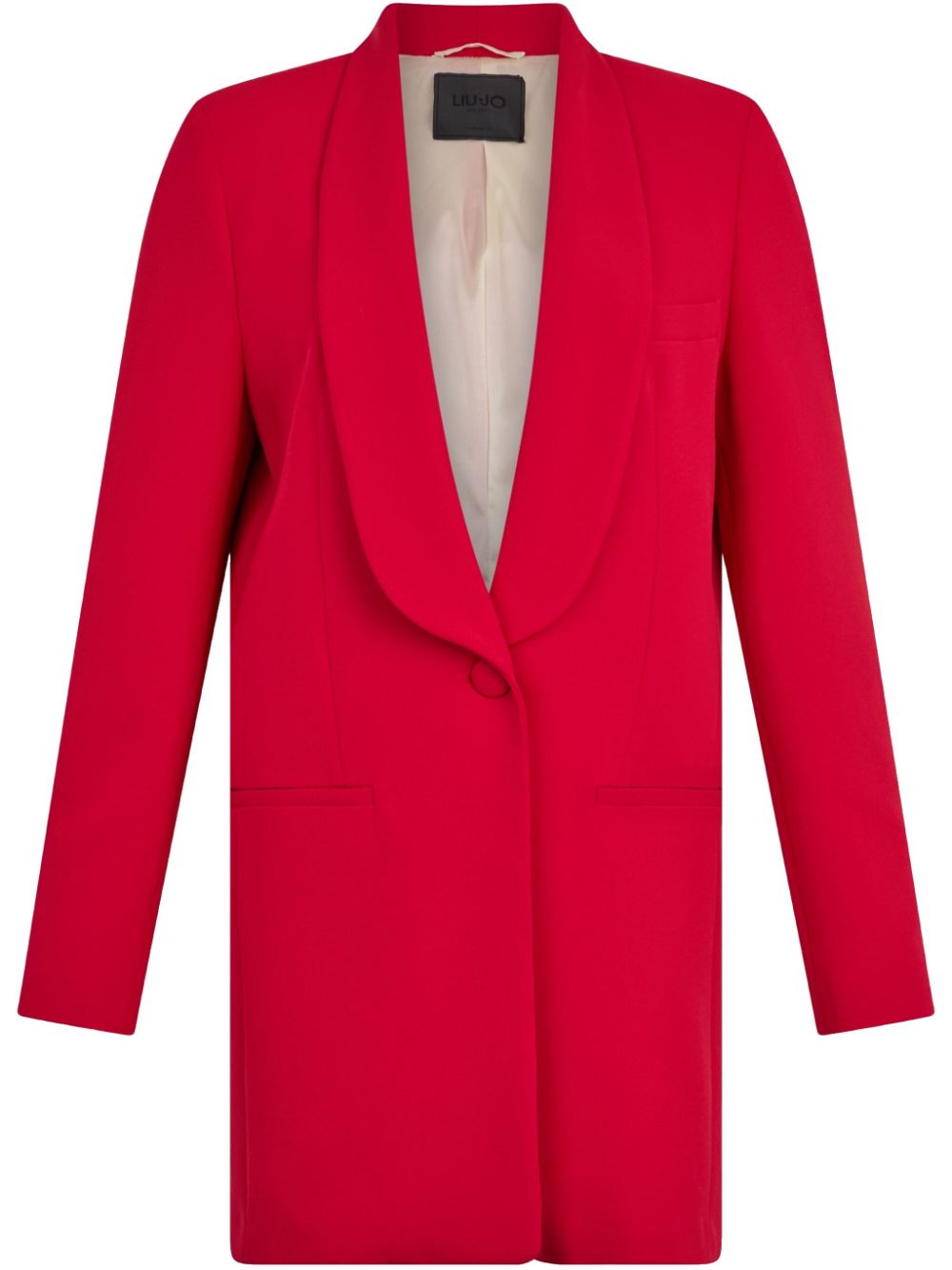 LIU JO Blazer met enkele rij knopen Rood