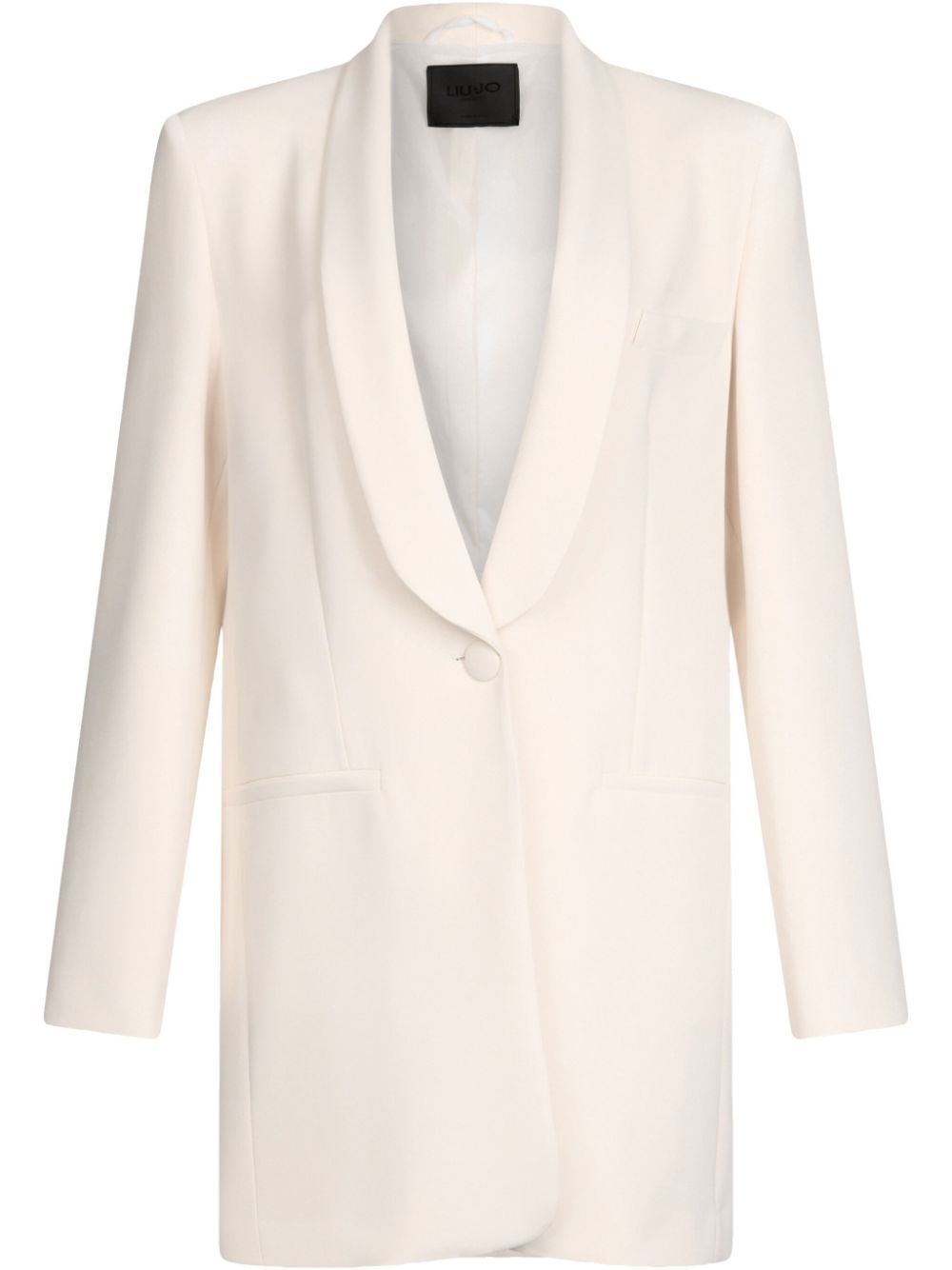 LIU JO Blazer met enkele rij knopen Beige