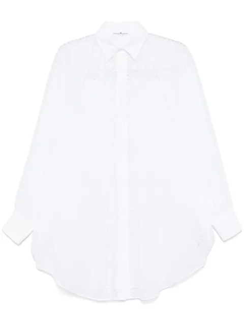 Ermanno Scervino floral-embroidered shirt