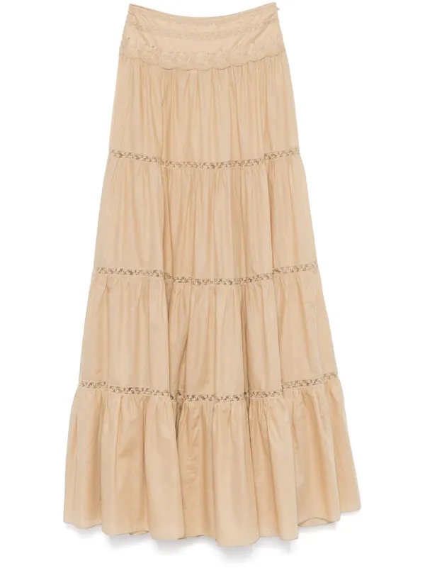 スカート ERMANNO SCERVINO Woman Skirt Ecru D422O723OEL 51116