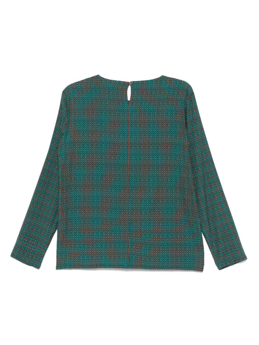 LAURA-URBINATI Shirt met geometrische print - Groen