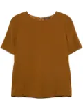 LAURA-URBINATI short-sleeve top - Brown