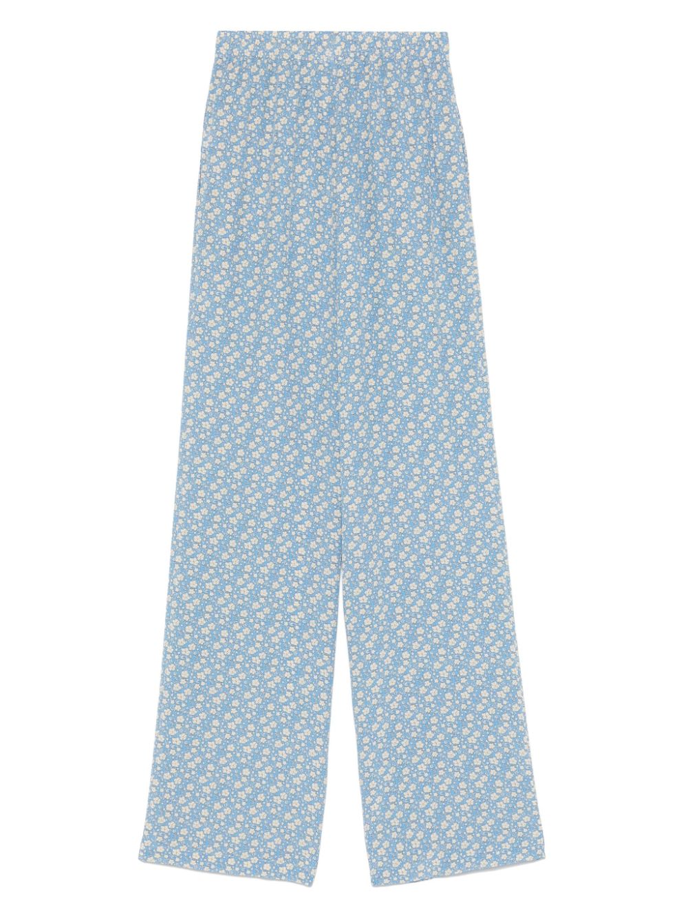 Ermanno Scervino floral-print pyjama pants - Blue