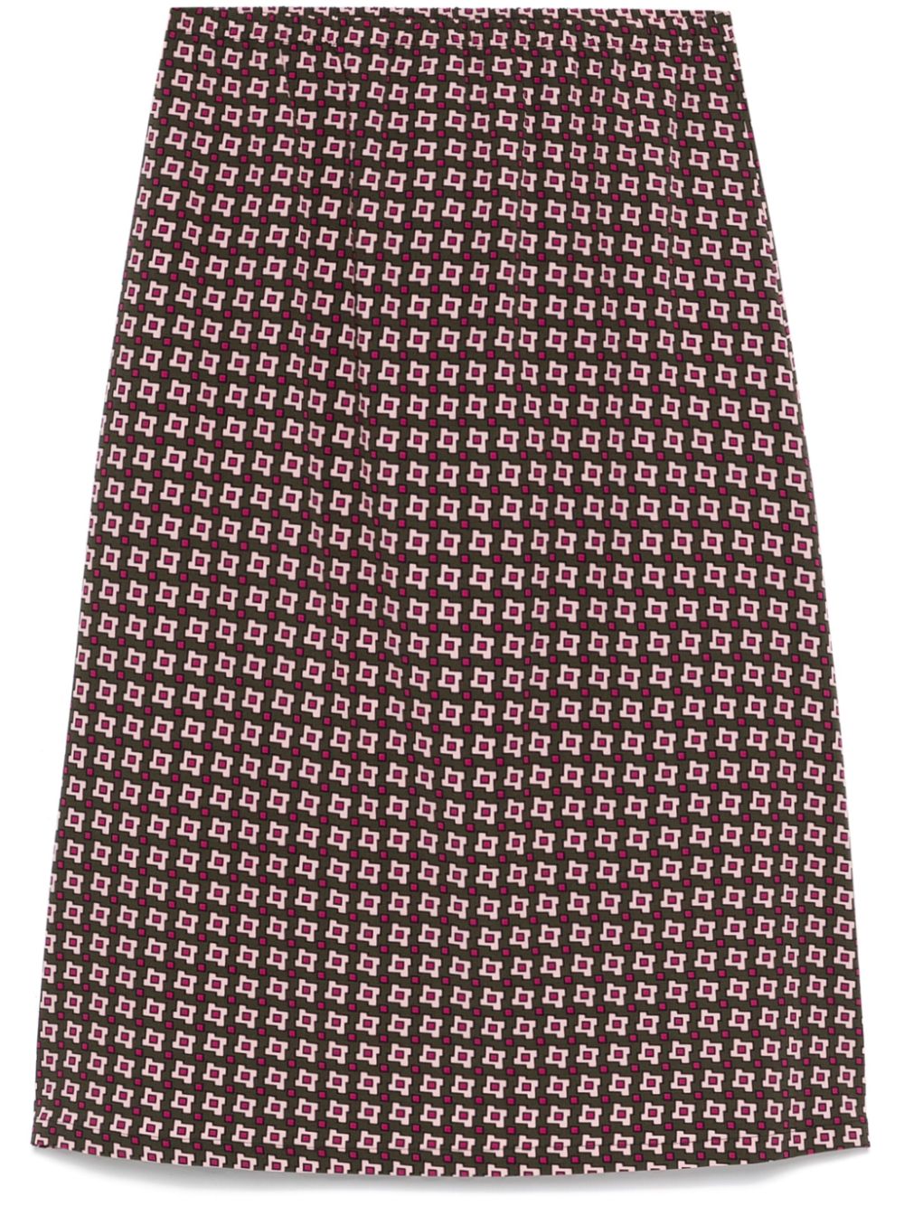 LAURA-URBINATI elasticated-waist mini skirt