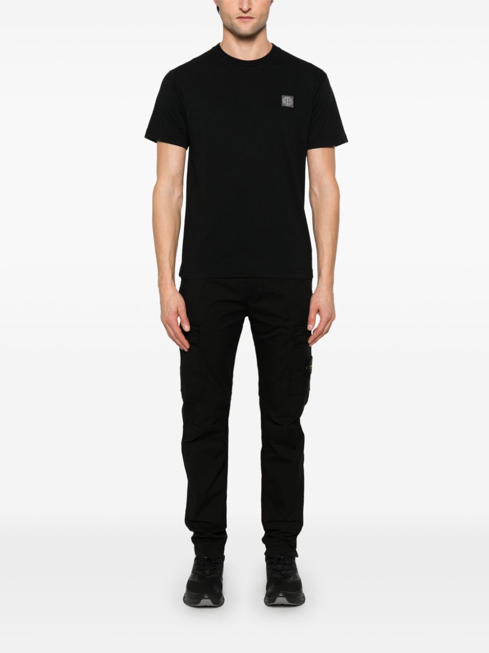 Stone Island Compass-badge trousers - Zwart