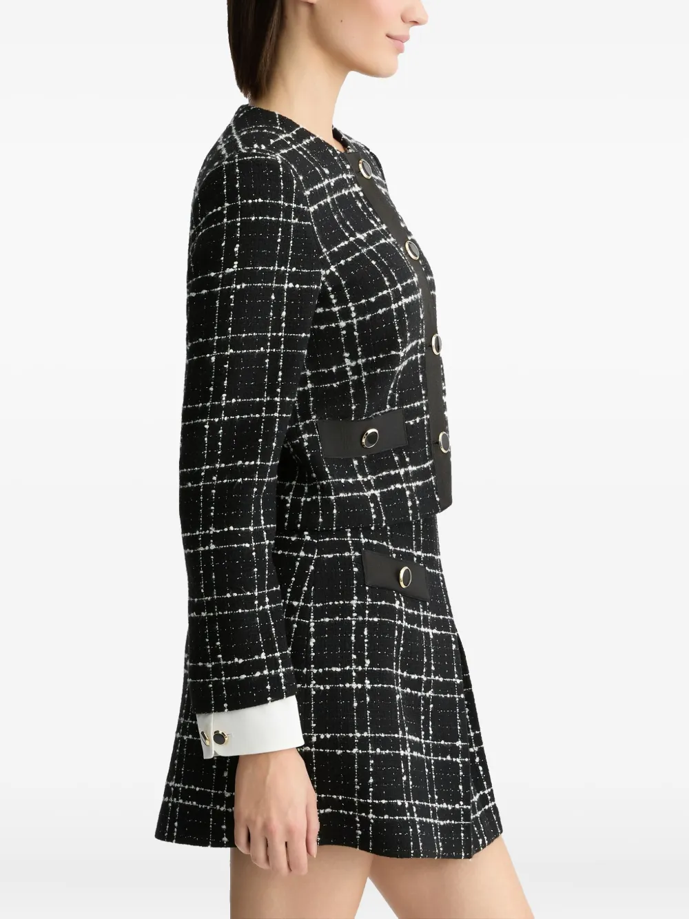 LIU JO Bouclé cropped jack Zwart
