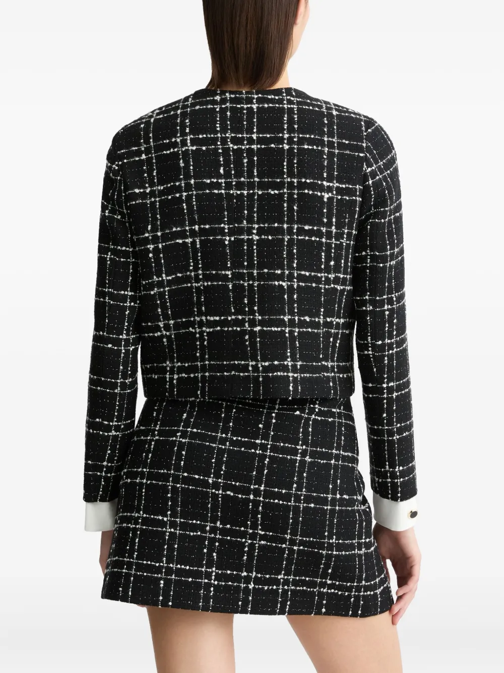 LIU JO Bouclé cropped jack Zwart