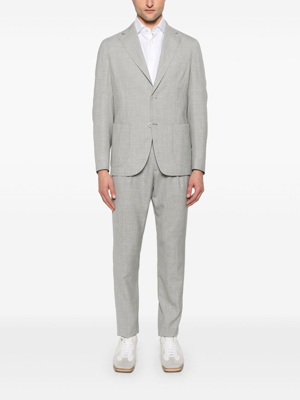 Eleventy mélange suit - Grey