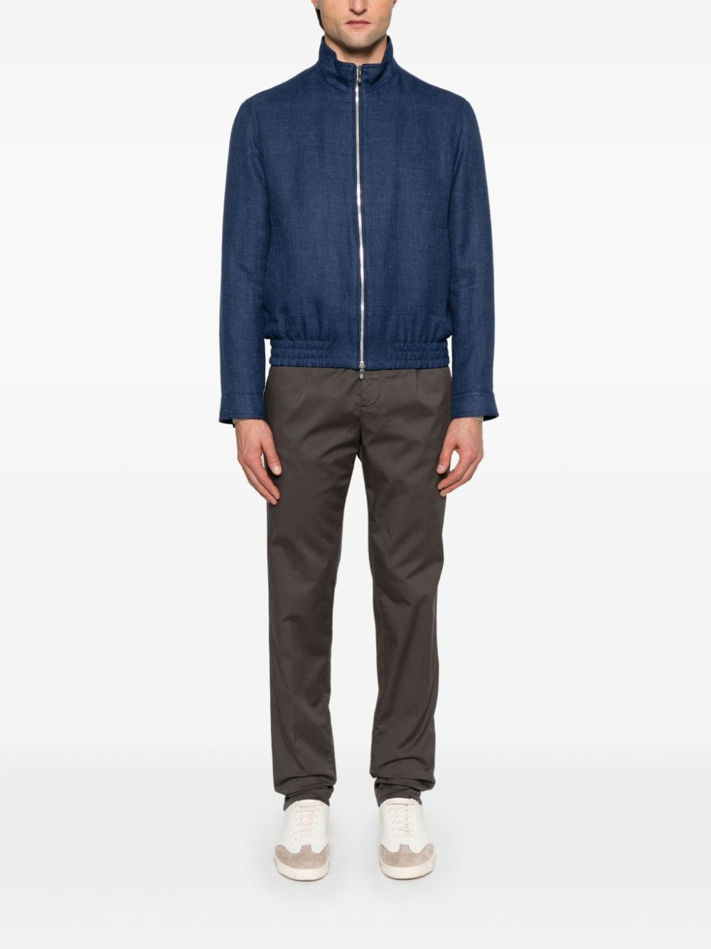 Brunello Cucinelli Twill jack - Blauw