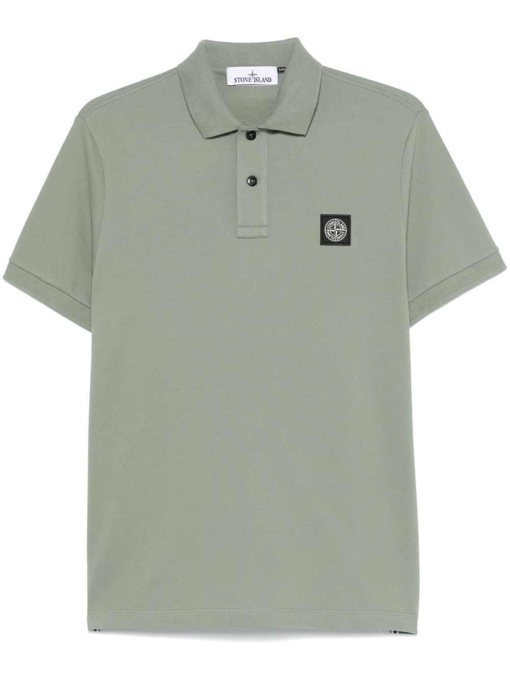 Compass-motif polo shirt