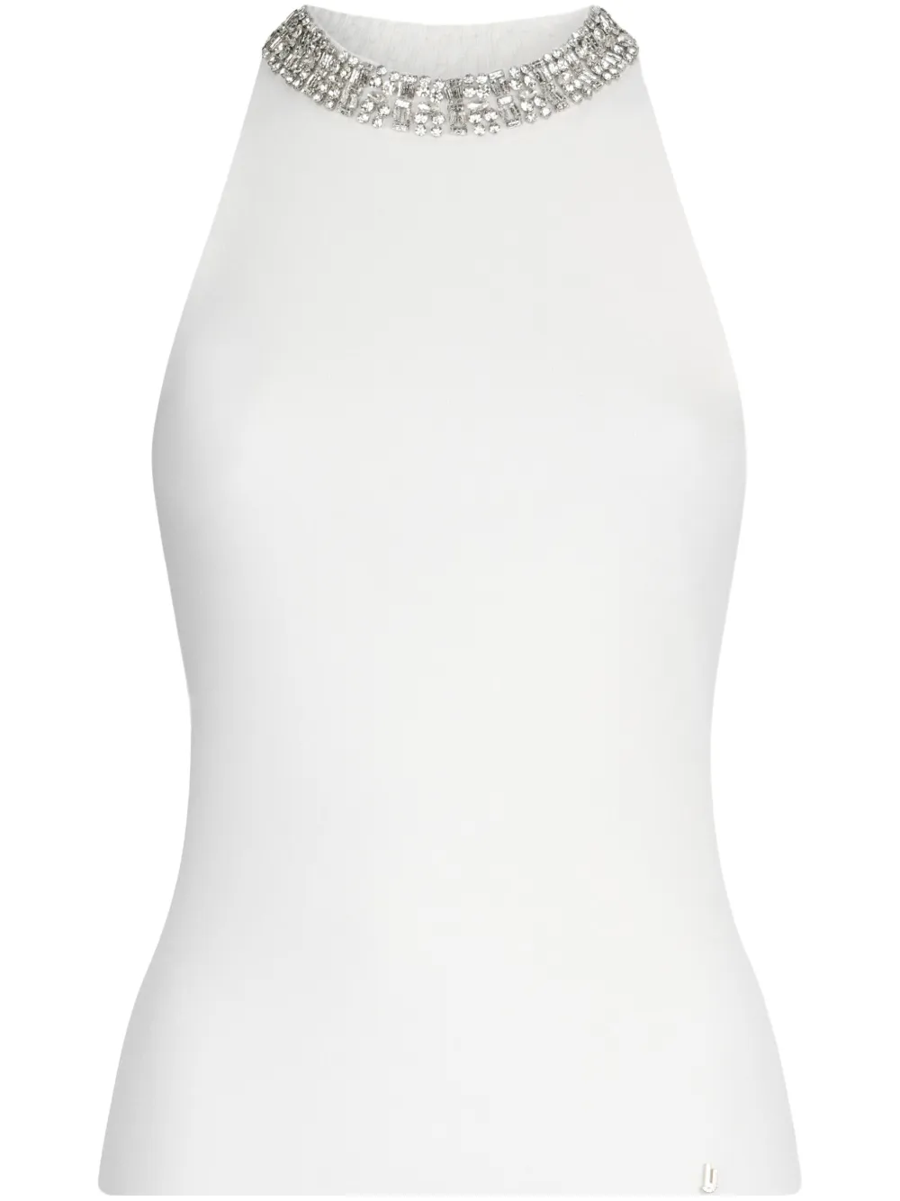 LIU JO Tanktop met stras Wit