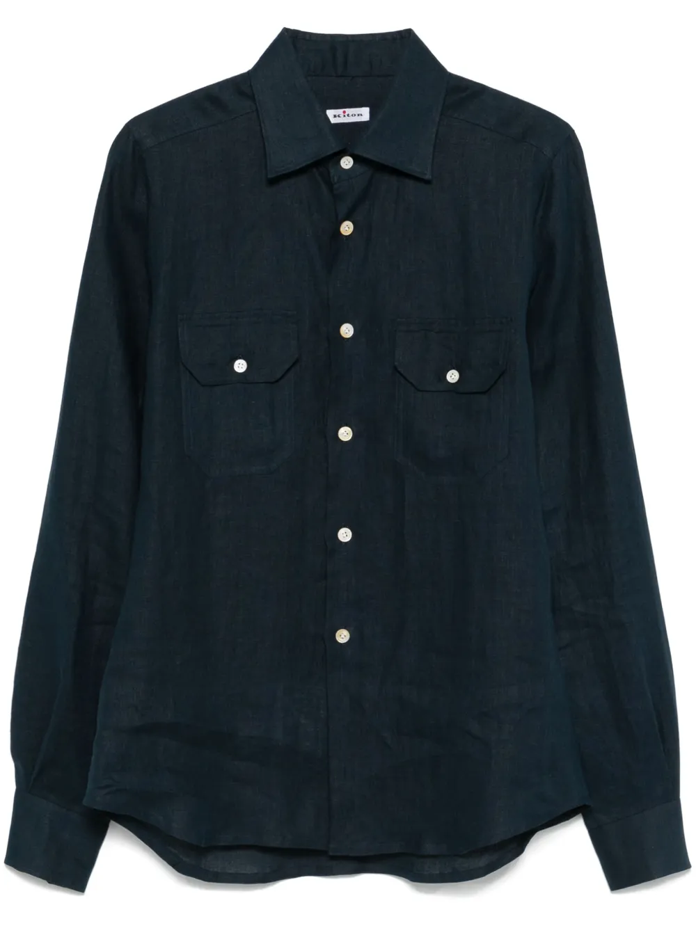 Kiton camisa manga larga | azul | Image 1