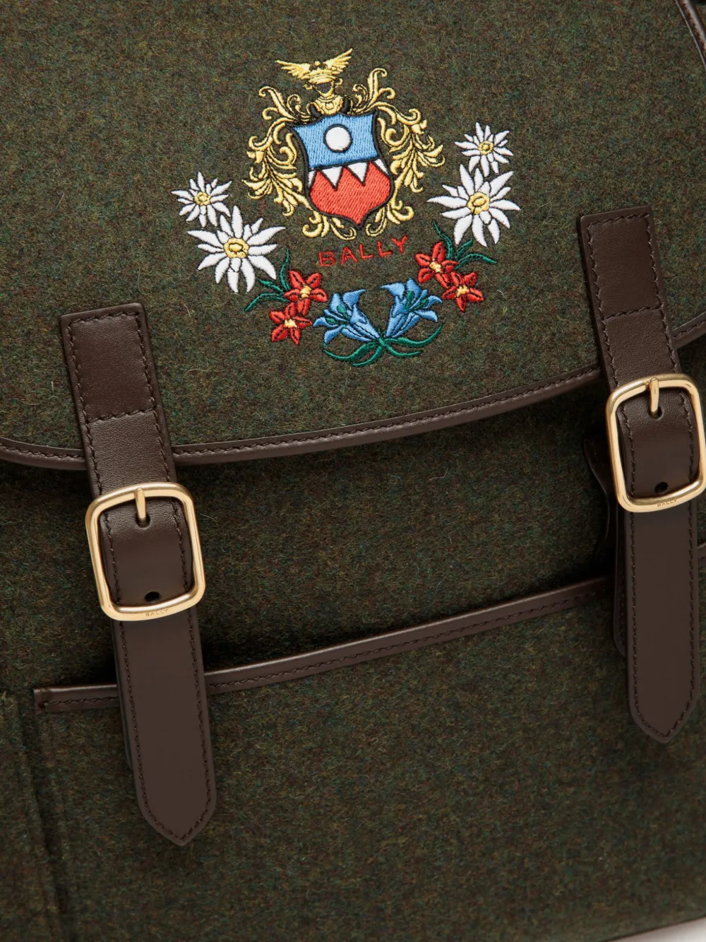 Bally Winter Capsule rugzak Groen