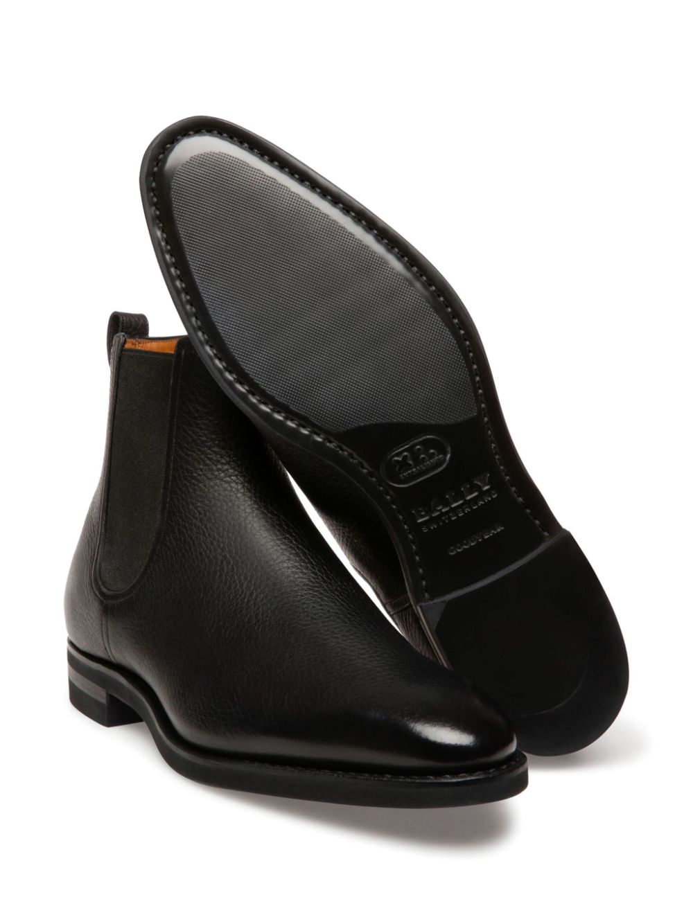 Bally Scavone Men's Leather Boot In Black wide foot morphology