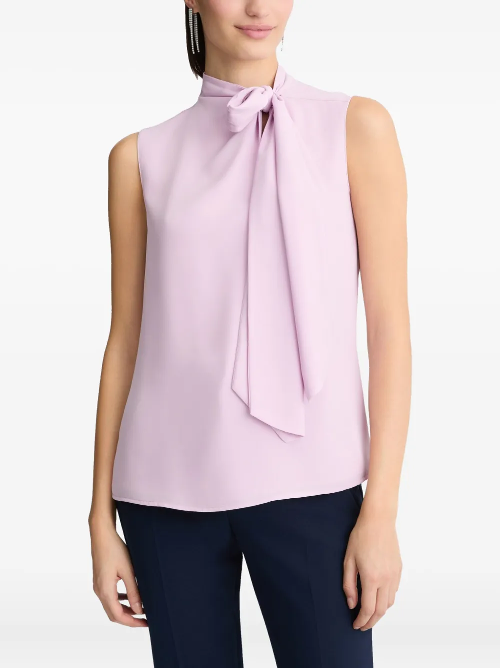 LIU JO Blouse met strikkraag Roze