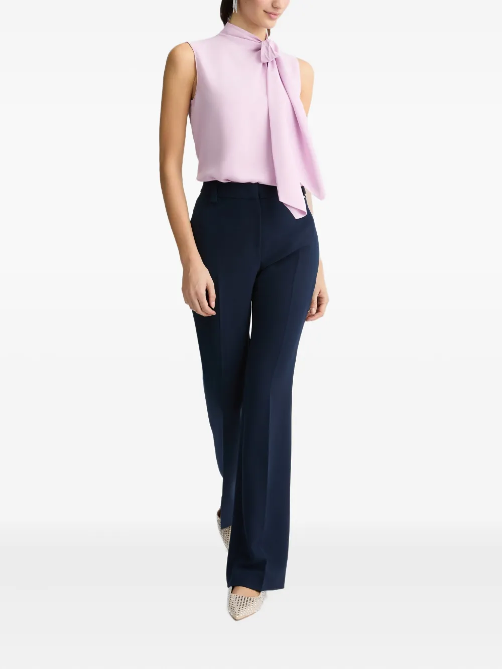 LIU JO Top with scarf - Roze