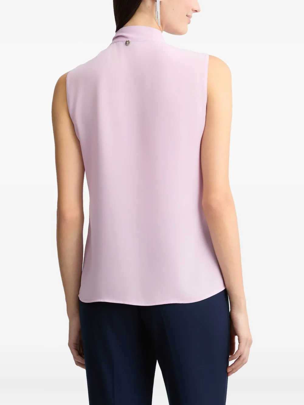 LIU JO Blouse met strikkraag Roze