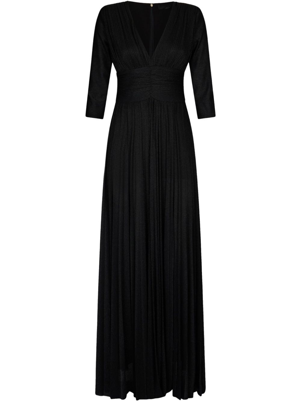 LIU JO pleated jersey dress - Black