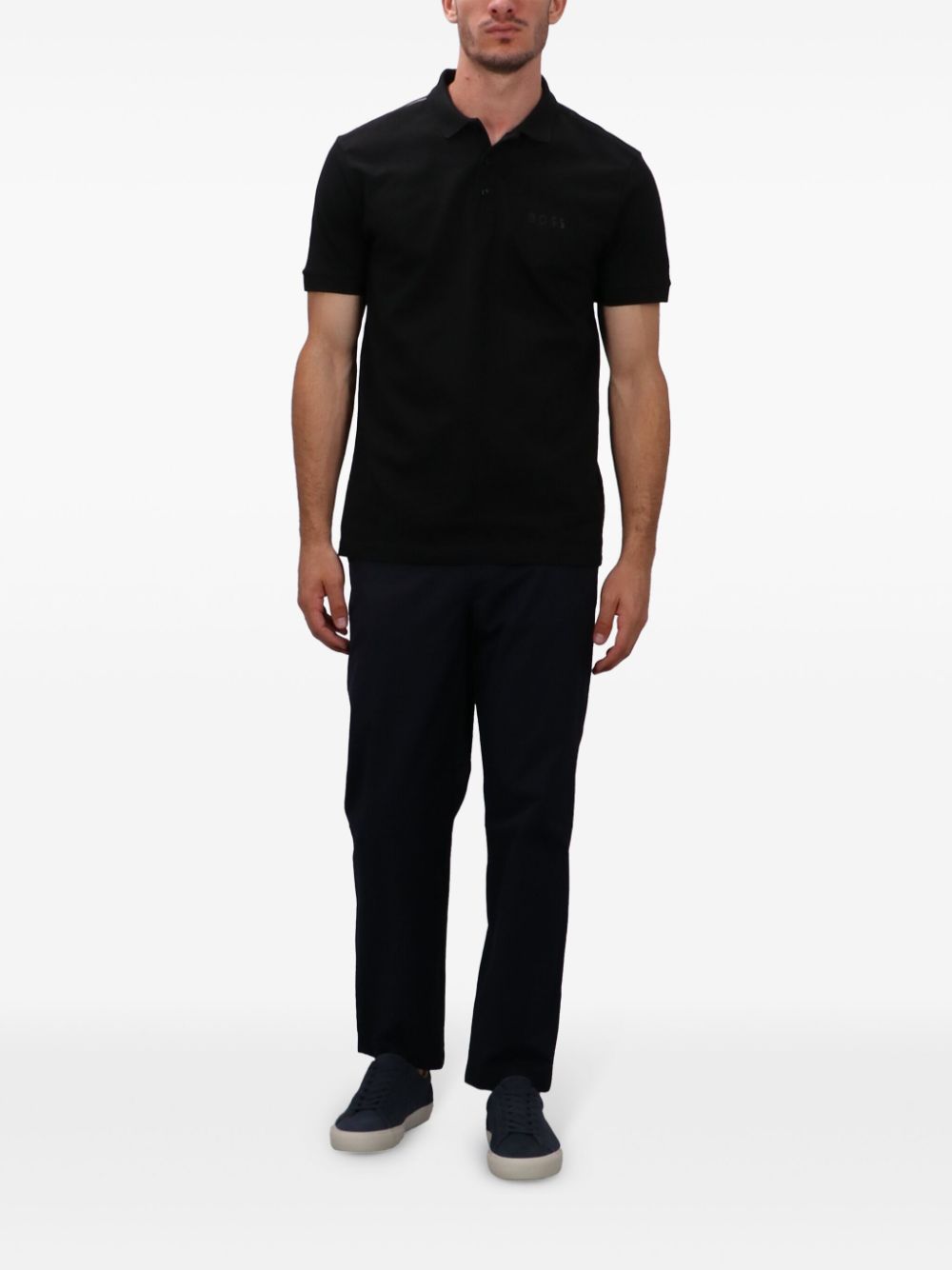 BOSS Paddy poloshirt - Zwart