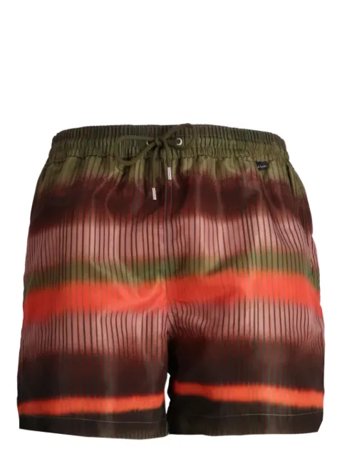 PS Paul Smith shorts de playa con rayas estampadas