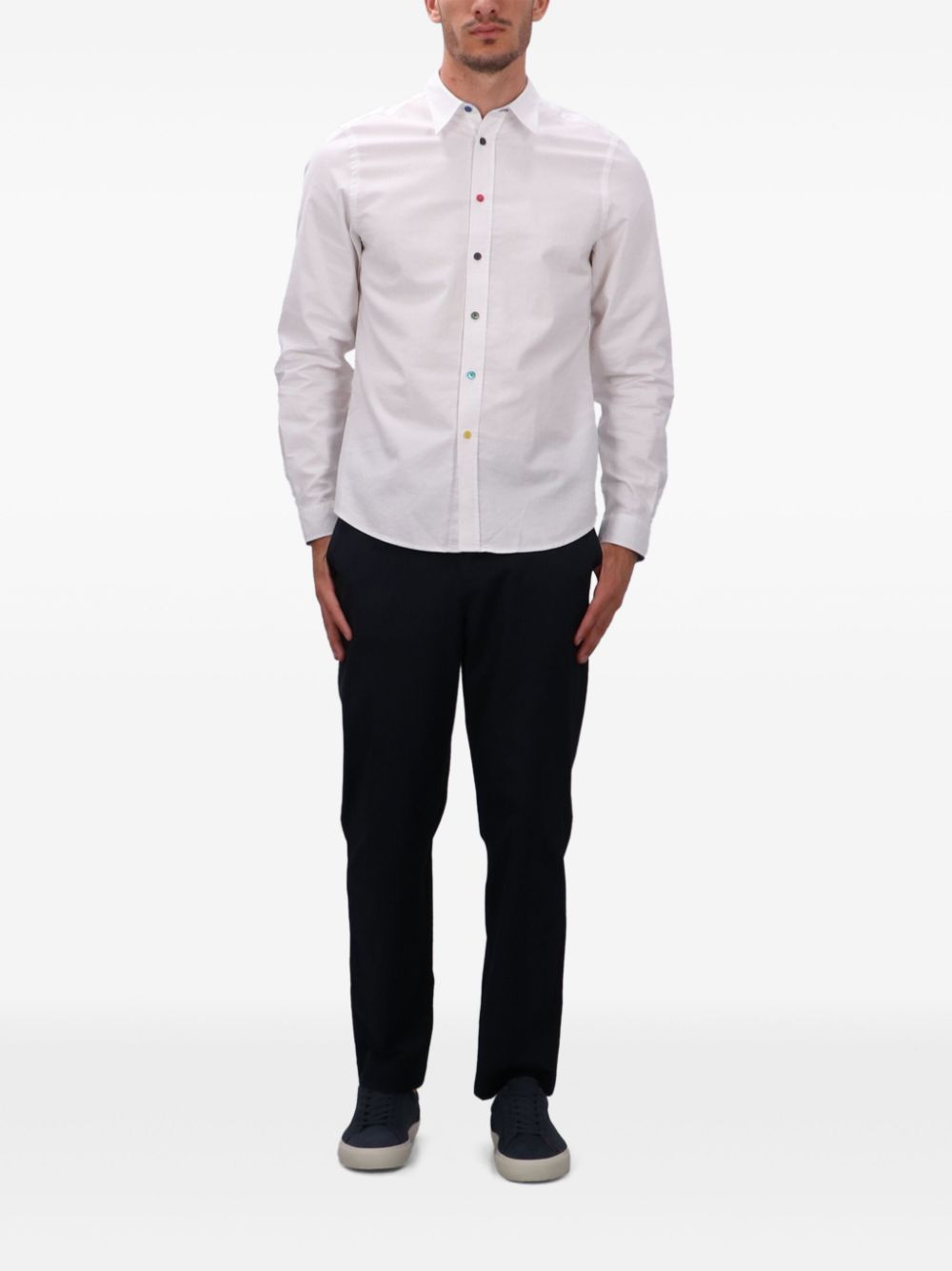 PS Paul Smith Chino met toelopende pijpen - Blauw