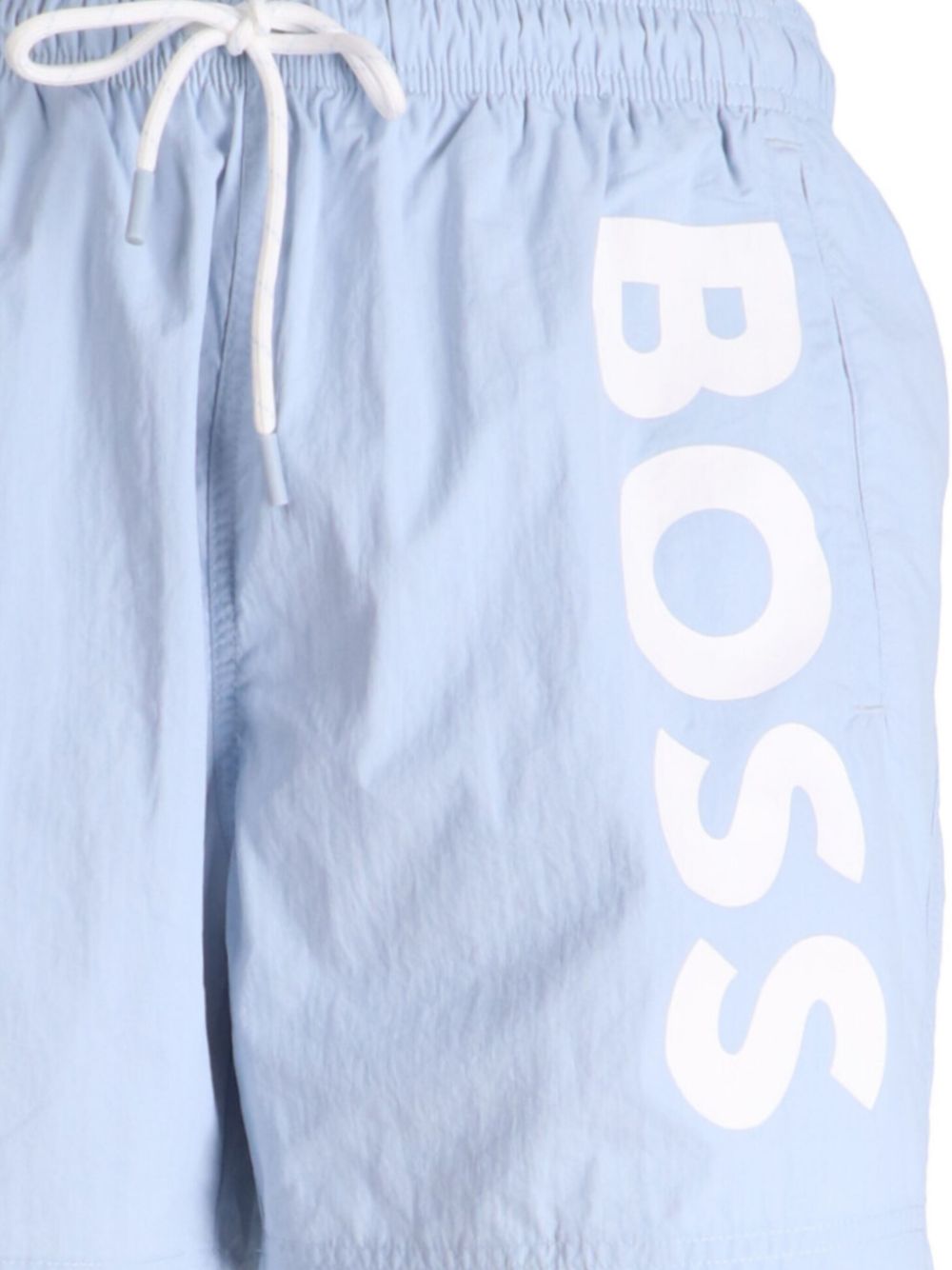 BOSS Zwembroek met print - Blauw