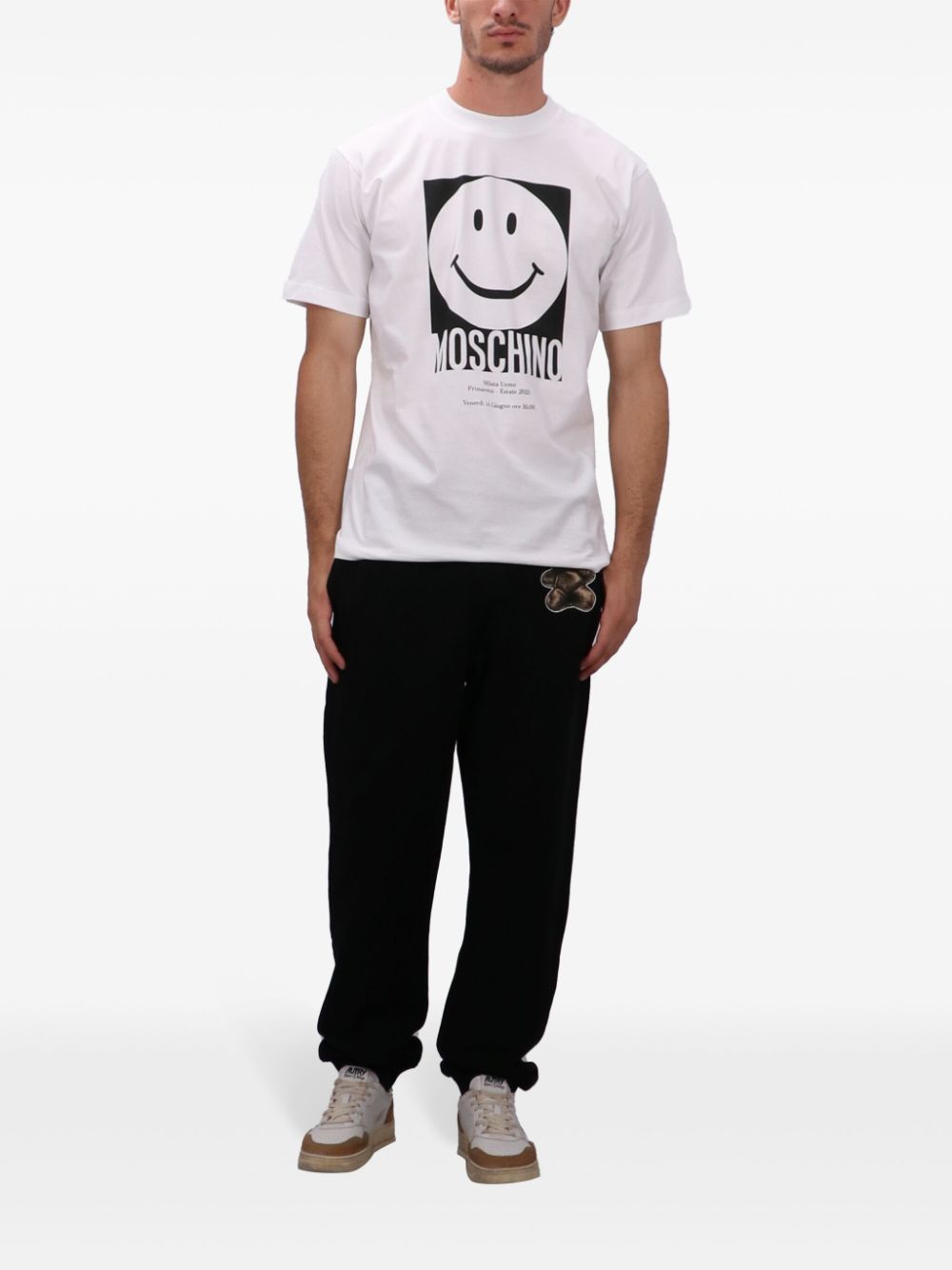 Moschino Smiley T-shirt - Wit