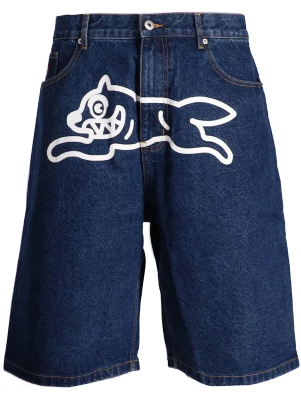 bbc ice cream ドッグ デニム ショーツ