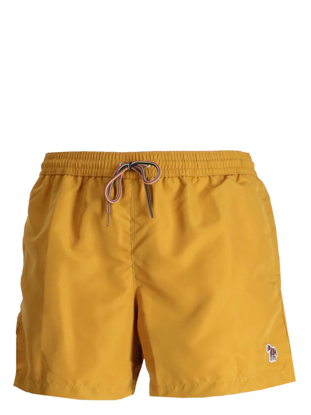 Ps By Paul Smith Paul Smith Swim Shorts With Zebra Logo In Yellow