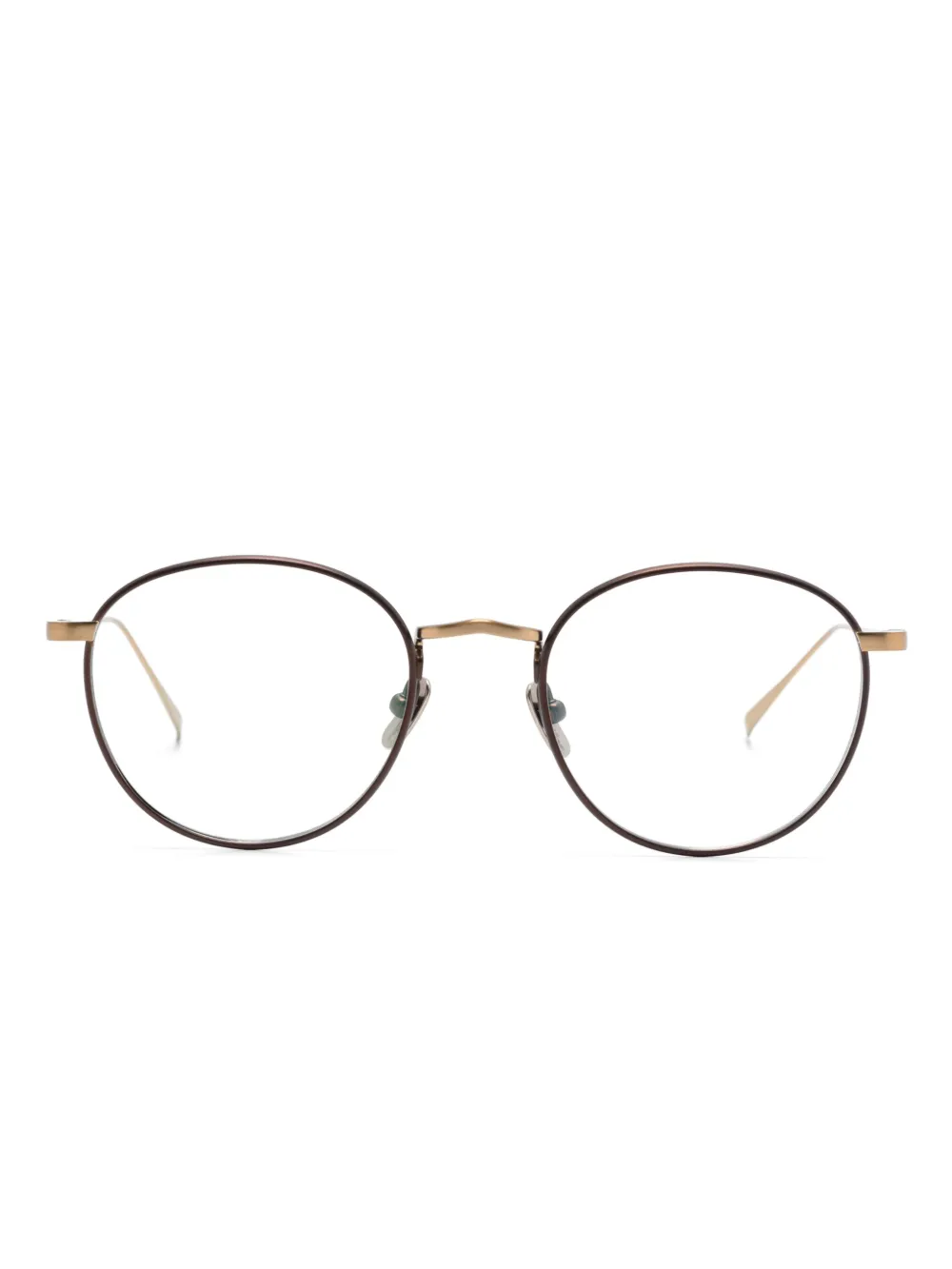Lunor round-frame glasses | Brown | Image 1