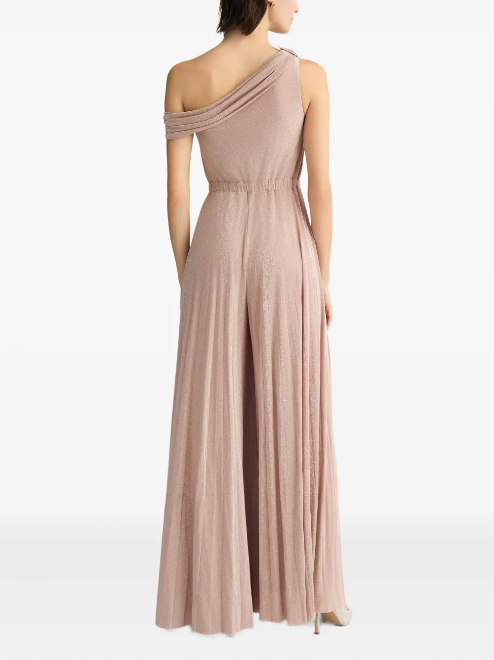 Liu •jo Liu Jo Elegant Powder Pink Sleeveless Evening Dress In Pink